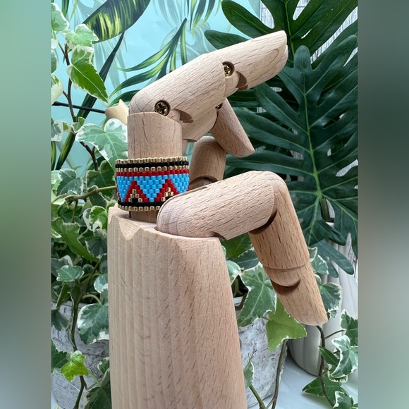 Stylish Miyuki Beaded Adjustable Rings - Boho Chic Statement Rings - Picture 4 of 14